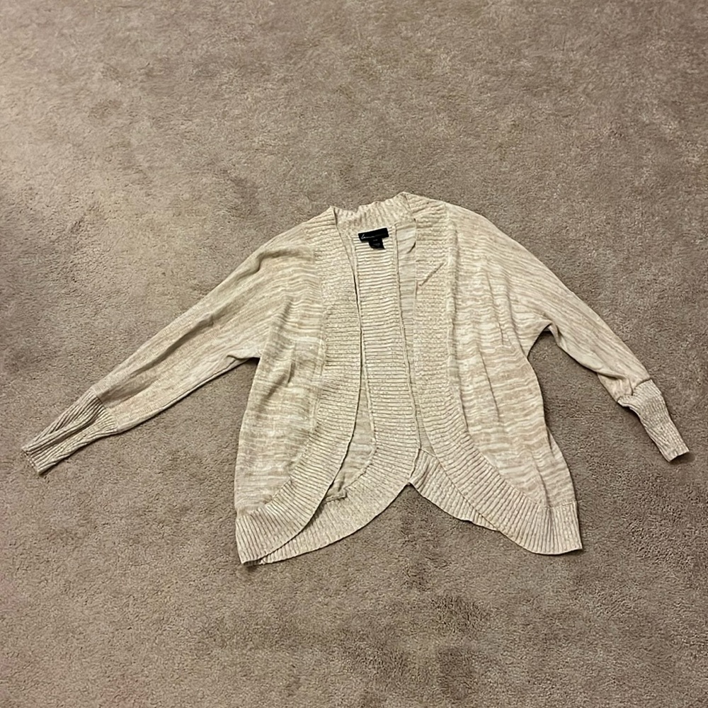 Tan/Cream Cardigan